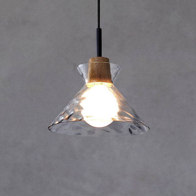 Frendorf | LumaCrystal Nordic Pendelleuchte | Klar geriffeltes Glas | 1-Licht | Skandinavisches Design | Deko für Zuhause