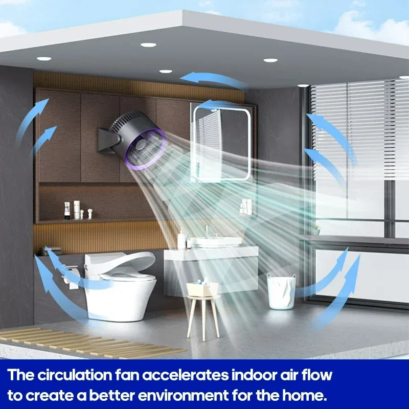 Frendorf | Drahtloser tragbarer leiser Ventilator Zirkulator Luftkühler
