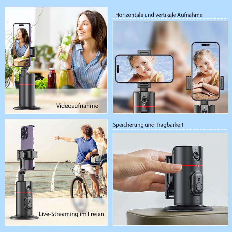 Frendorf | Auto-Gesichtserkennungs-Stativ mit Fernbedienung