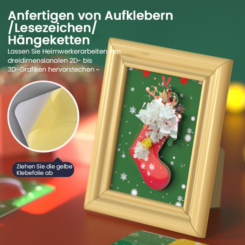 Frendorf | 24 themenbezogene Weihnachtsbaum-DIY-Ornamente