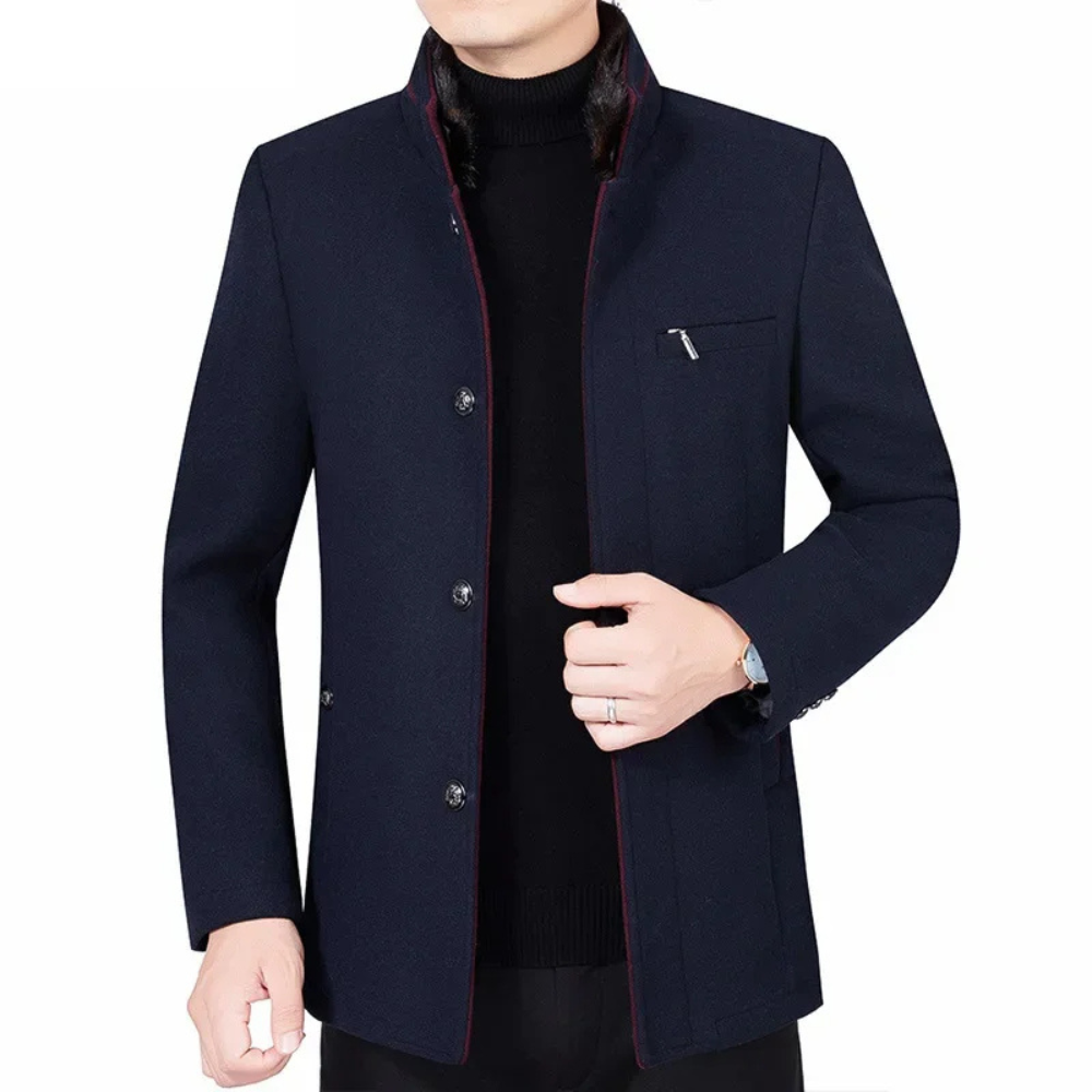 Frendorf | Winter-Trenchcoat für Herren – Stilvolle Wärme für kalte Monate