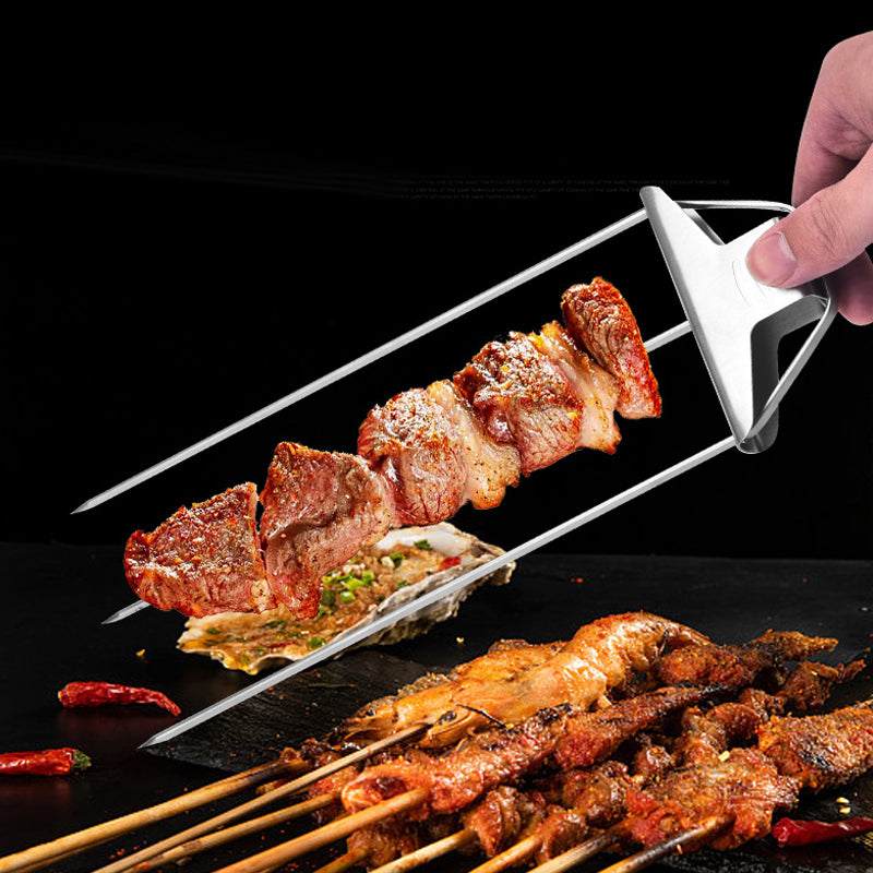 Frendorf | 3-Way Grill Skewers, Stainless Steel Skewers for BBQ