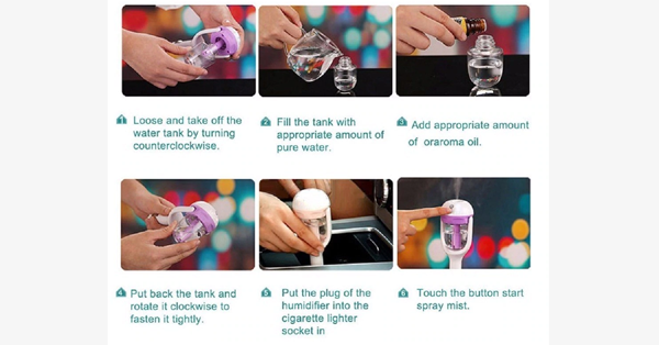 Frendorf | Auto-Luftbefeuchter und Aromadiffusor – Lassen Sie Ihr Auto gut riechen!