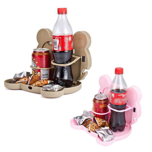 Frendorf | Auto Rücksitz Klappbarer Tablettständer für Lebensmittel