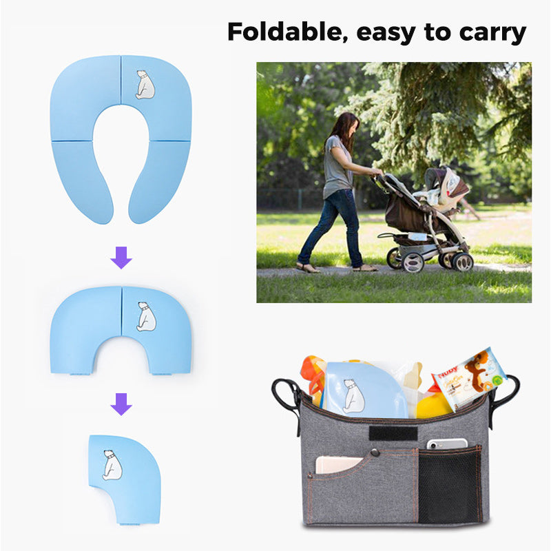 Frendorf | Portables Faltbares Baby Kleinkind Töpfchen Toilettensitzbezüge Pad Kissen