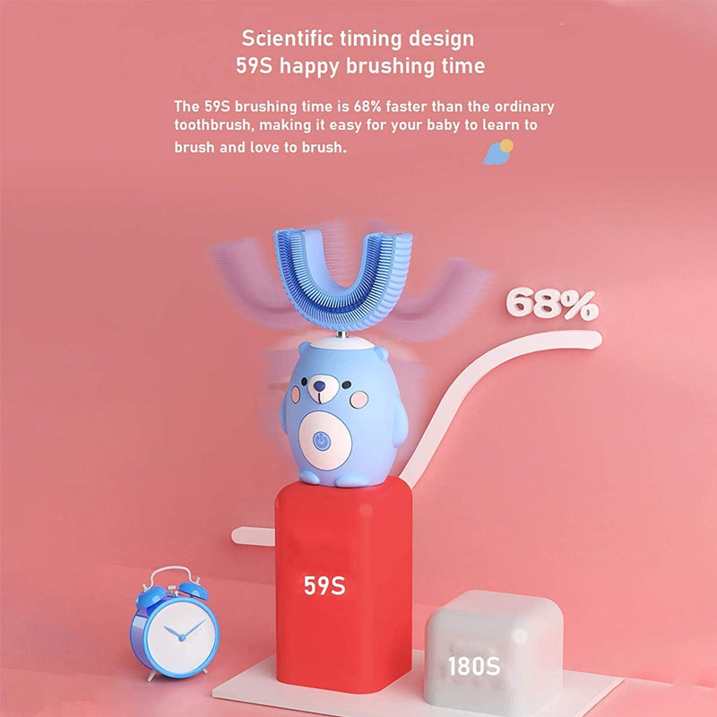 Frendorf | Smart 360 Grad U-förmige Kinder elektrische Zahnbürste