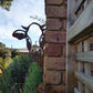 Frendorf | Outdoor Garten Bauernhof Spionierende Ziege Metallkunst Innenraumdekoration