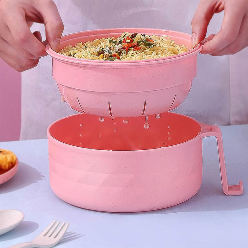 Frendorf | 1200ml Mikrowelle Ramen Schalen mit Sieb
