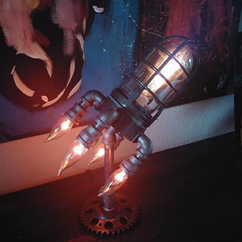 Frendorf | Steampunk-Raketenlampe