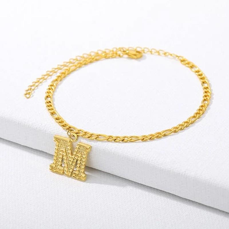 Frendorf | 18K Goldene Individuelle Fußkette