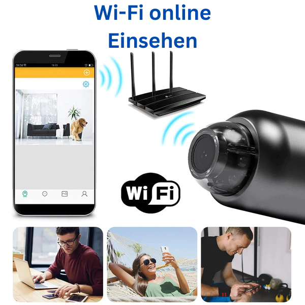 Mini Spy Camcorder als Full-HD Kamera zur Kinderbetreuung und Mini Überwachungskamera für zuhause