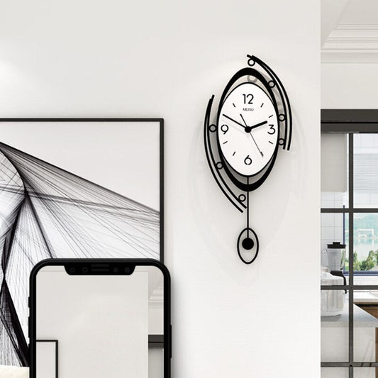 Frendorf | RetroTone Silent Vinyl Wanduhr – Vintage-inspiriertes Design für stilvolle Einrichtung