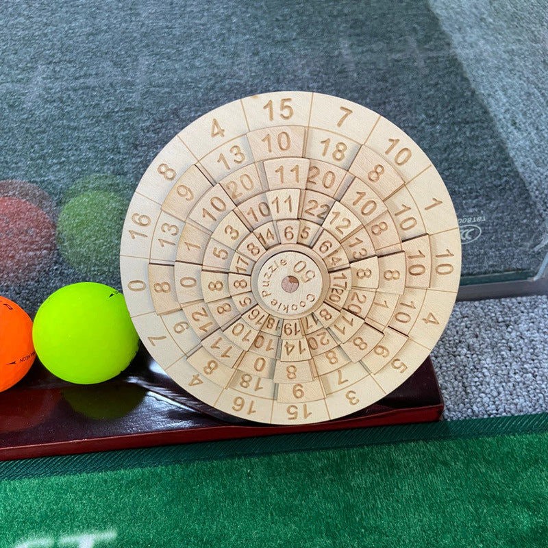 Frendorf | Safecracker 50 Holzpuzzle - Schwieriges mathematisches Brain-Teaser für Erwachsene