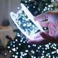 Quntis LED Stern Weihnachtsbaum Lichterkette – 50m (164ft) Dunkelgrün Kupferdraht mit Fernbedienung, Steckdose wasserdichte Lichter für Außen Weihnachtsdeko