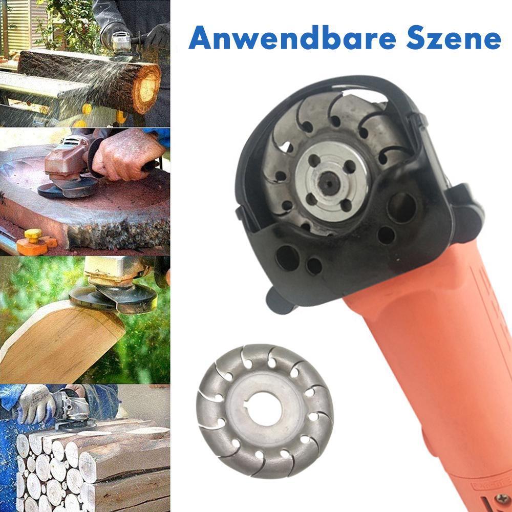 Frendorf | 12 Zähne Holzschnitzscheibe & Schutzhülle