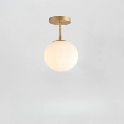 NordLux – LED Deckenlampe aus Glas – Elegante weiße Kugel für jeden Raum