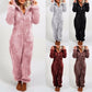 Frendorf | Plüsch-Fleece-Strampler, einteiliger Pyjama für Damen