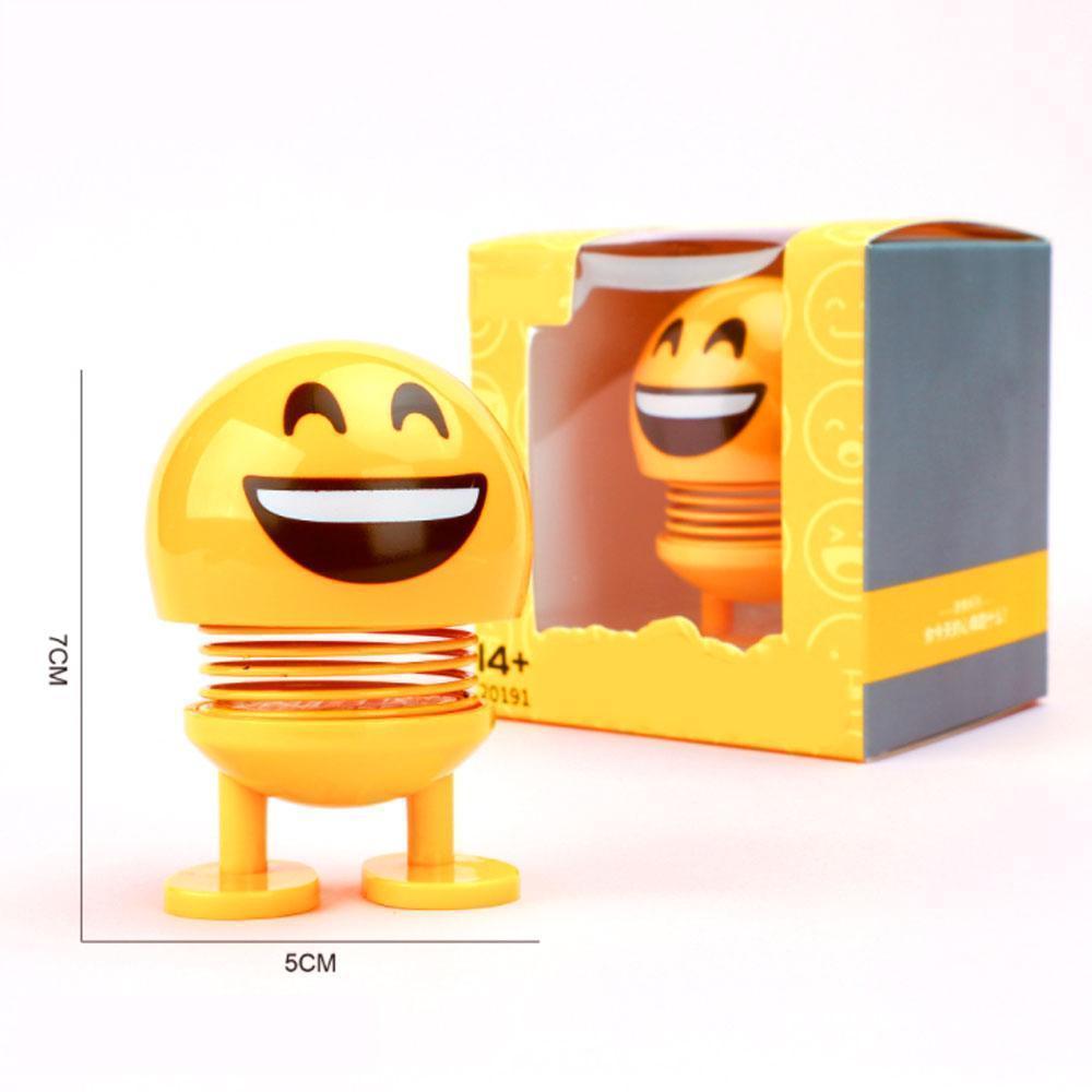Frendorf | Auto Wackelkopf Emoji Puppe Spielzeug