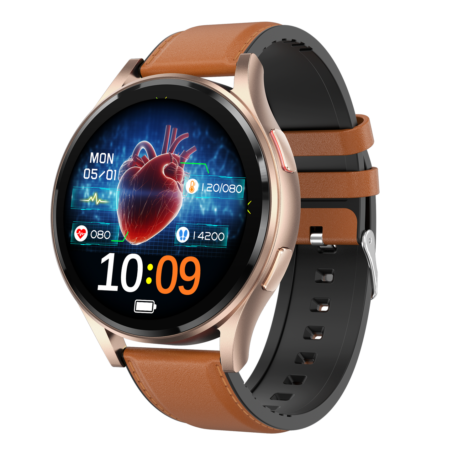 Frendorf | HD Bildschirm Gesundheits Smartwatch Körperzusammensetzung EKG Blutdruck