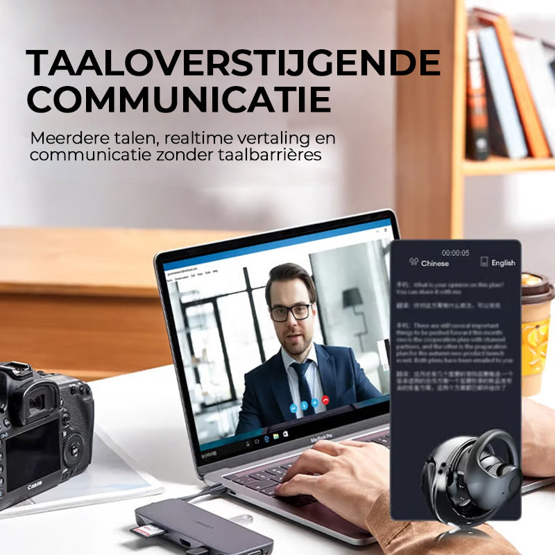 Frendorf |  TransMate - Bluetooth-Kopfhörer für kabellose Übersetzung