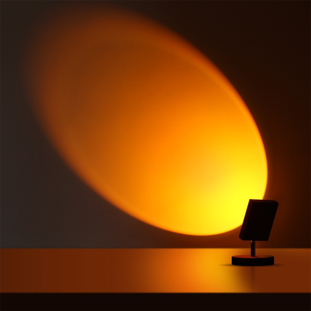 Frendorf – Moderne Retro Sonnenuntergang Tischlampe mit sanfter Ambiente-Beleuchtung