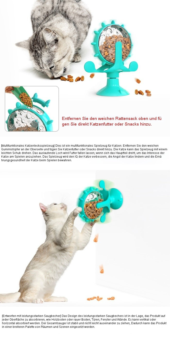 Fortune Wheel’ Leckerli-spendendes Katzenspielzeug / Für Katzen