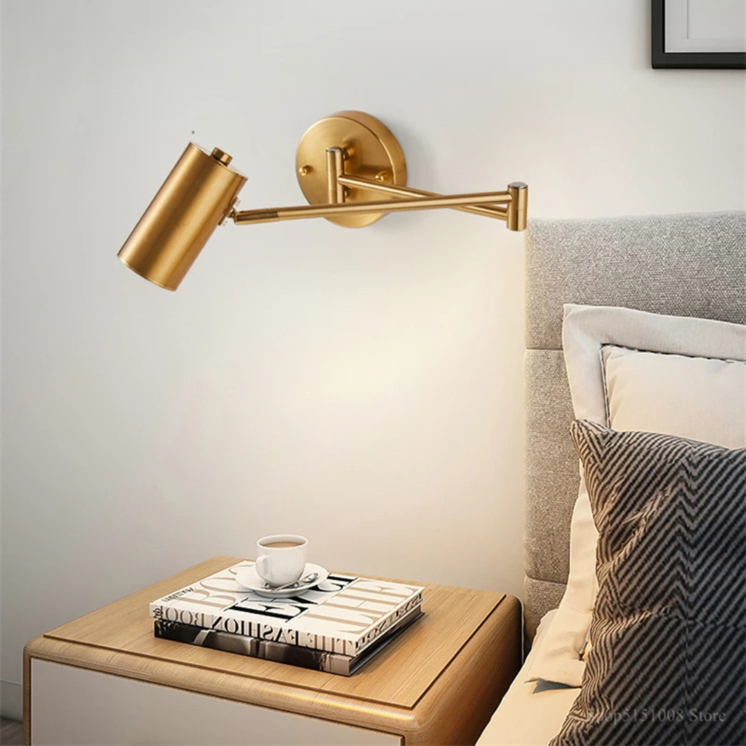 Frendorf | Beleuchten Sie mit Liebe: Lichtfaltbare verstellbare Wandlampe elegant