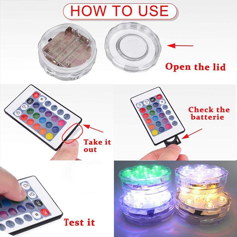 Fernbedienung wasserdichte Magnet-Saug-LED-Lampe