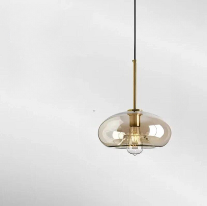 NordicGlas - Moderne Skandinavische Glas Hängeleuchte für Esszimmer und Wohnzimmer