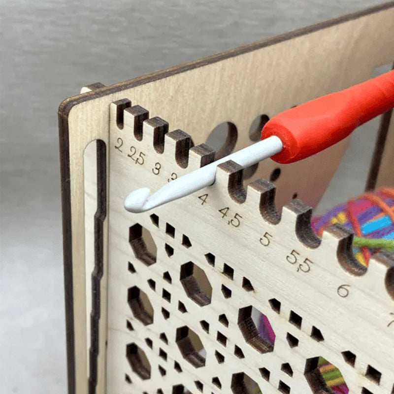 Frendorf | Garnschale Aus Holz - Multifunktionales Strickwerkzeug