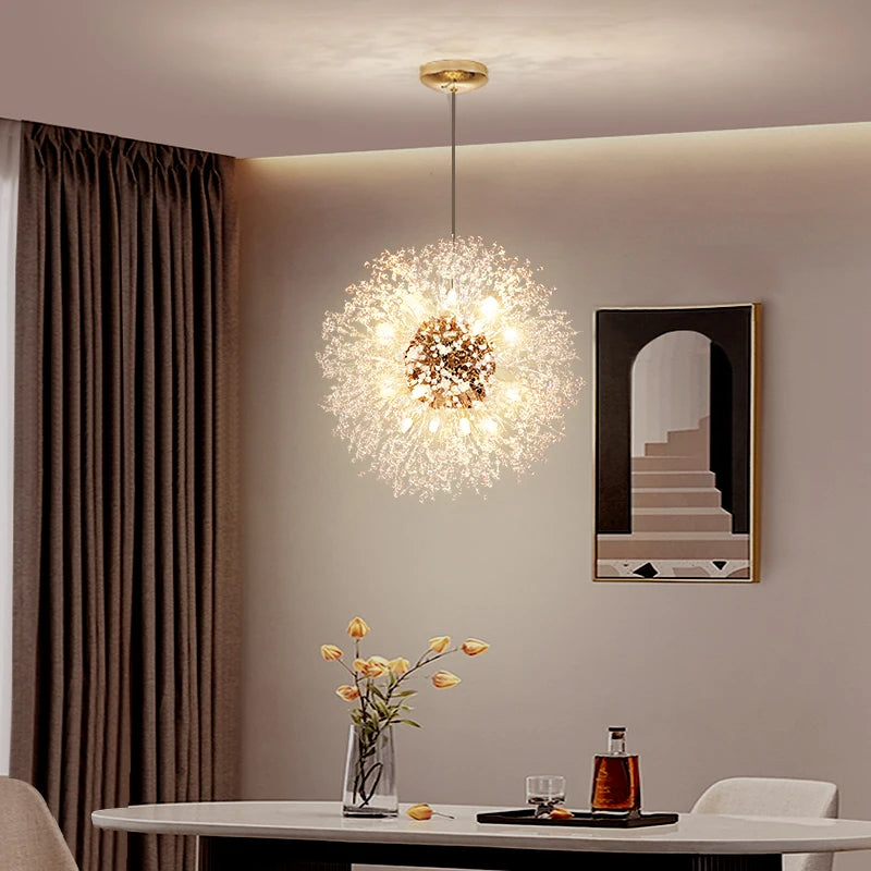 Frendorf | CrystalElegance Luxus-Kronleuchter aus Kristallglas | Premium Deckenleuchte | Glamour für Wohnzimmer, Esszimmer und mehr