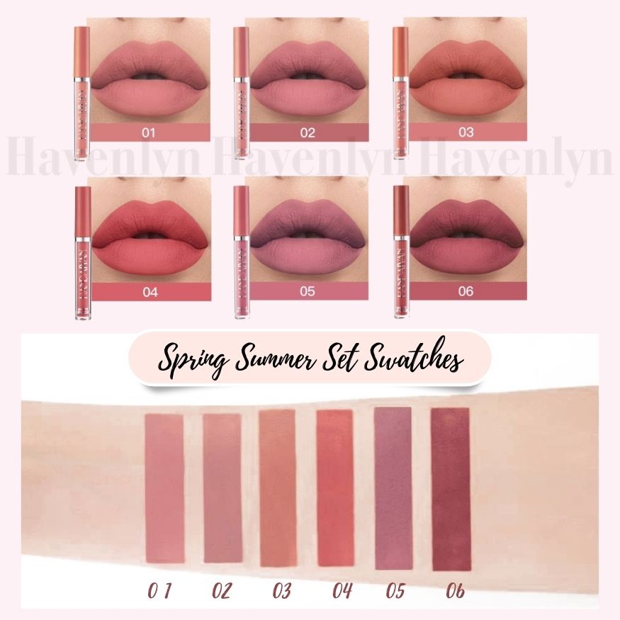 Frendorf | Havenlyn | Everlasting Liquid Lipstick Matte (Set 6 Stück)