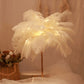 Kreative Baum feder tischlampe