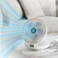 Frendorf | BreezeMate Mini-USB Ventilator | Tragbar & Wiederaufladbar | Verstellbar | Wand- & Desktopnutzung