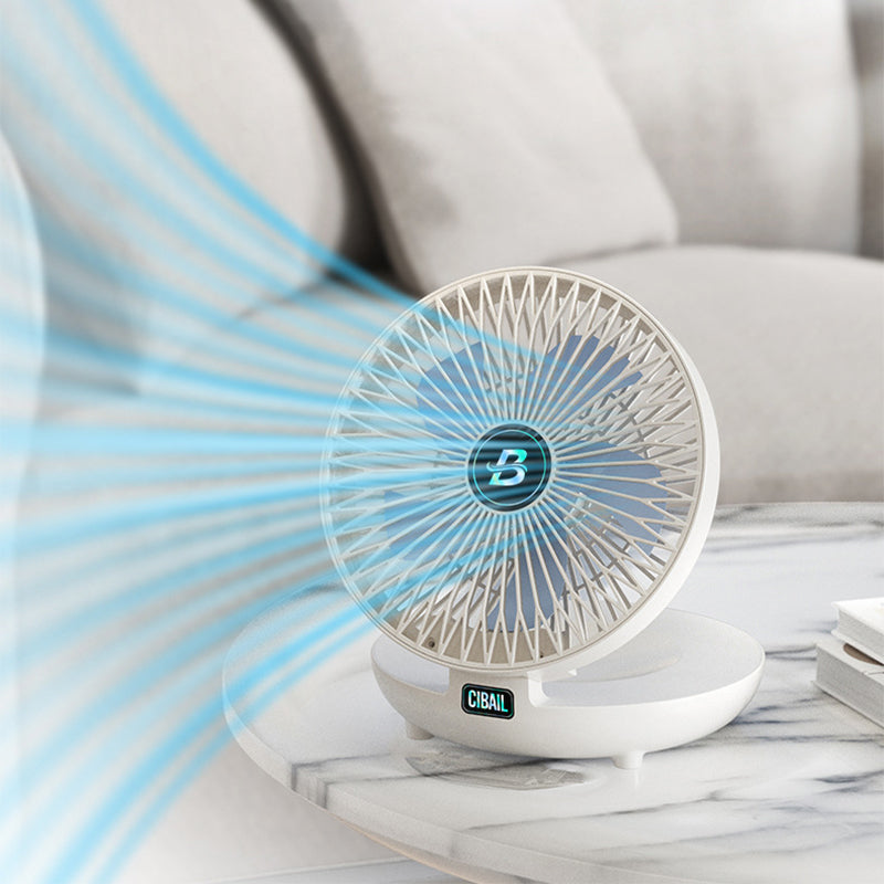 Frendorf | BreezeMate Mini-USB Ventilator | Tragbar & Wiederaufladbar | Verstellbar | Wand- & Desktopnutzung