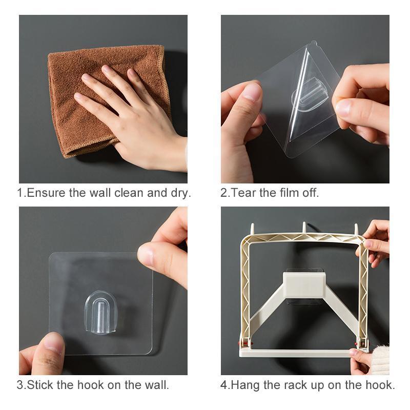 Frendorf | Befestigungsfreier Badezimmer-Saugnapf-Waschtischständer