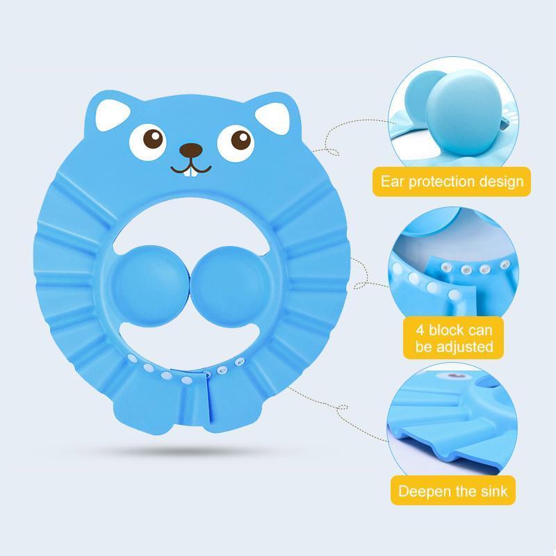 Frendorf | Verstellbare Baby Kinder Bad Duschhaube