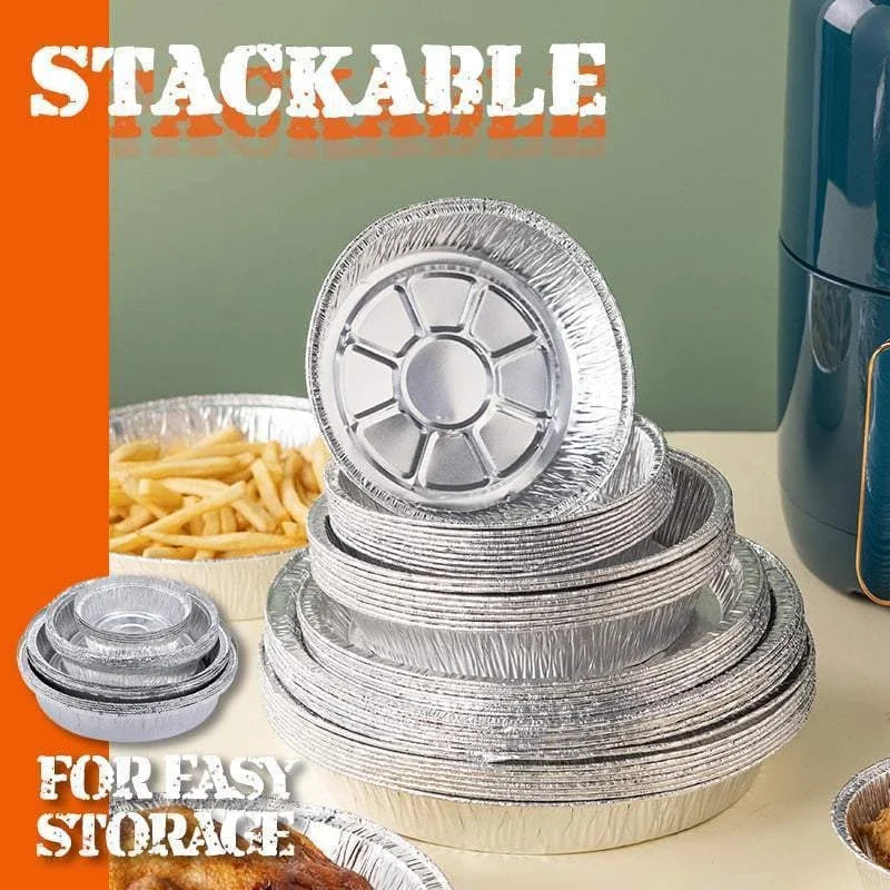 Frendorf | Wiederverwendbare Aluminiumfolie Air Fryer Unterlagen