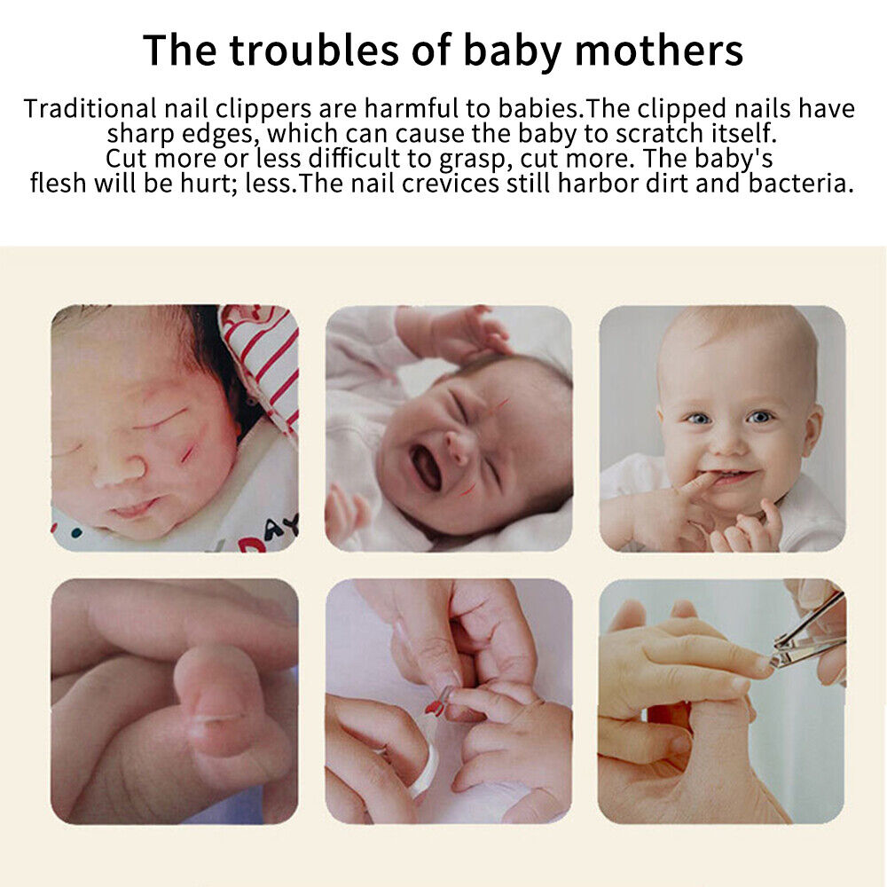 Frendorf | Baby-Nageltrimmer mit 6 Schleifköpfen