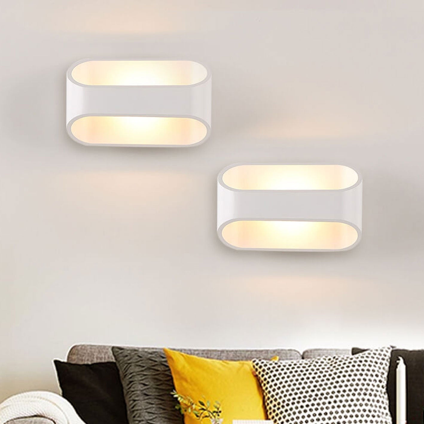Nordic Einfach Rechteck Design LED Wand Sconce Lampe