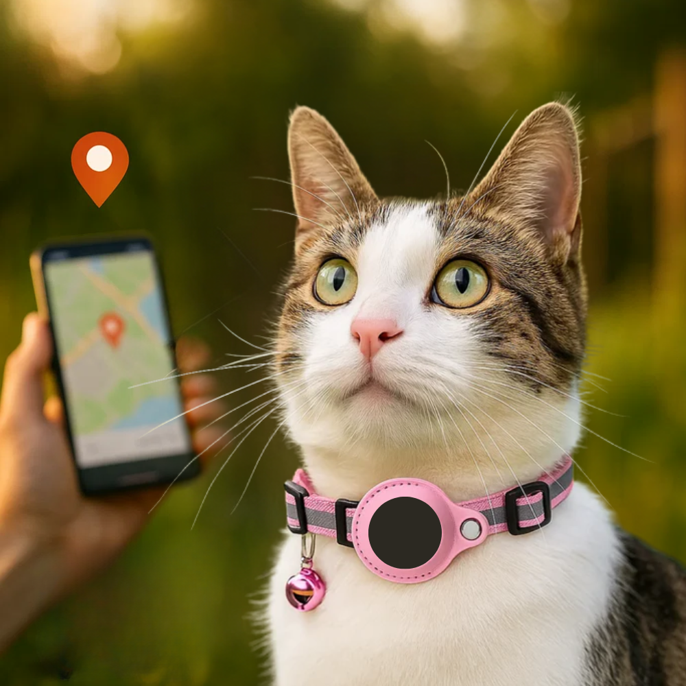 Frendorf | Katzen GPS Tracker Halsband | Schnellverschluss, reflektierendes Design & strapazierfähig für Outdoor-Sicherheitsabenteuer