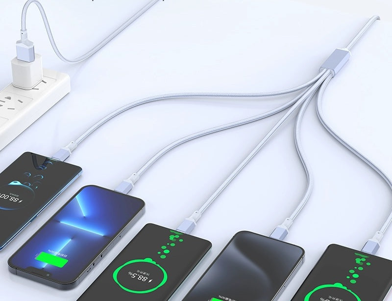 Frendorf | 100W Schnelllade 5-in-1 Datenkabel - Energie Tanken