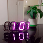 Frendorf | Designer LED 3D Wanduhr mit digitaler Anzeige und intuitiver Bedienung