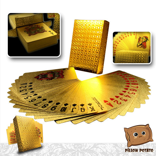 24K Goldfolie Royal Gambit Karten