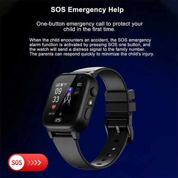 Frendorf | GPS-Smartwatch für Kinder – Kinderuhr mit GPS-Tracker und SIM-Karte