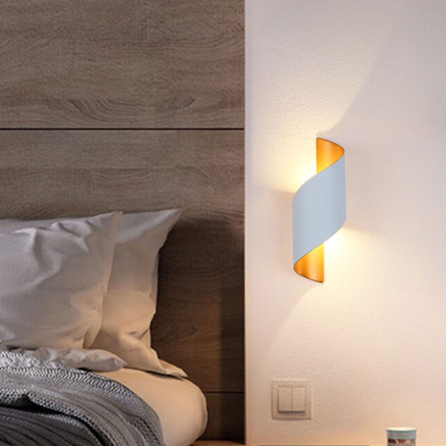 Frendorf | AquaBend LED Außenwandleuchte | Wasserdicht | Modernes Design | Energiesparend | Beleuchtung für Außenbereiche
