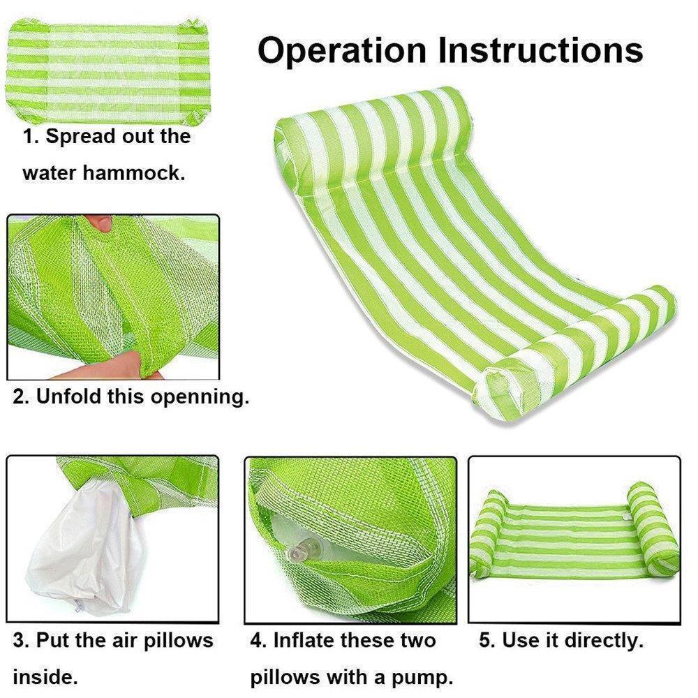 Frendorf | Aufblasbare Poolmatte, Wasser-Hängematte