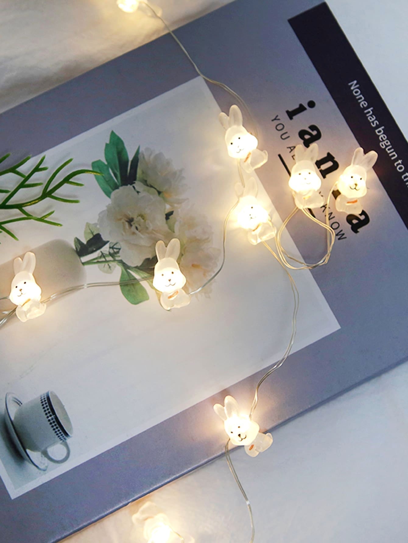 20 LED 2M Kaninchen Lichterkette - Neuheitsbeleuchtung