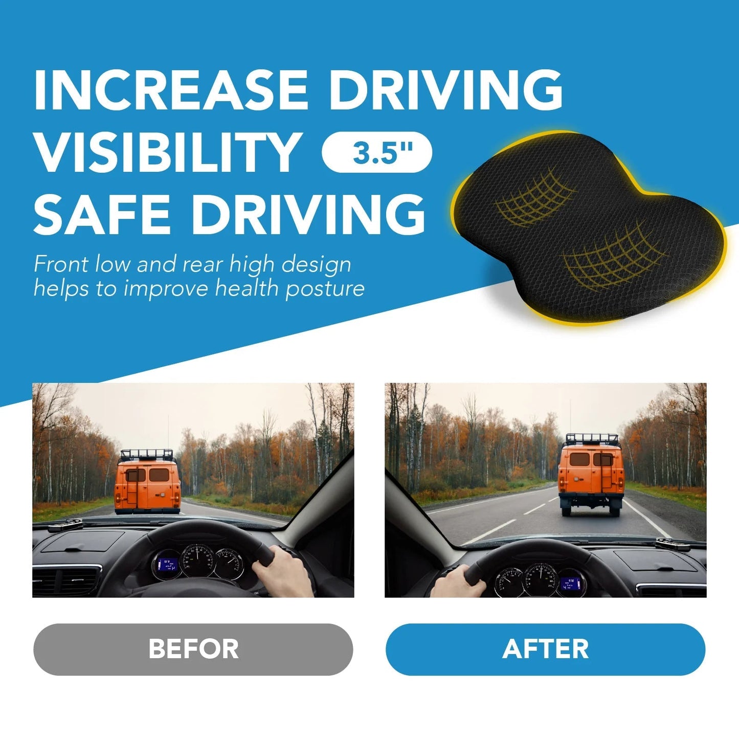 Frendorf | Autokindersitzkissen für Erwachsene