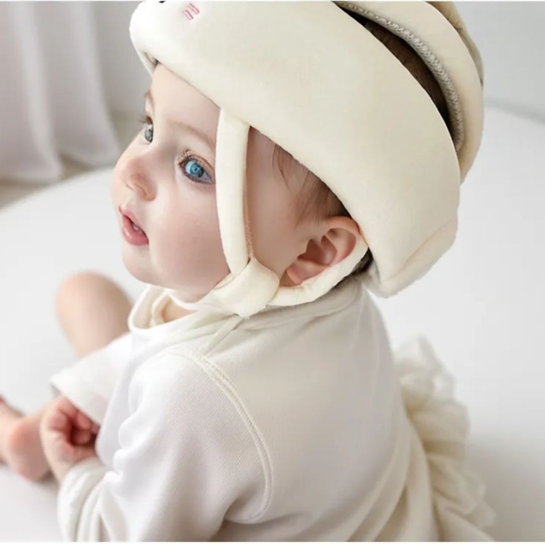 Frendorf | Baby Schutzhelm mit Tiermotiv – Weicher Kopfschutz für Kleinkinder